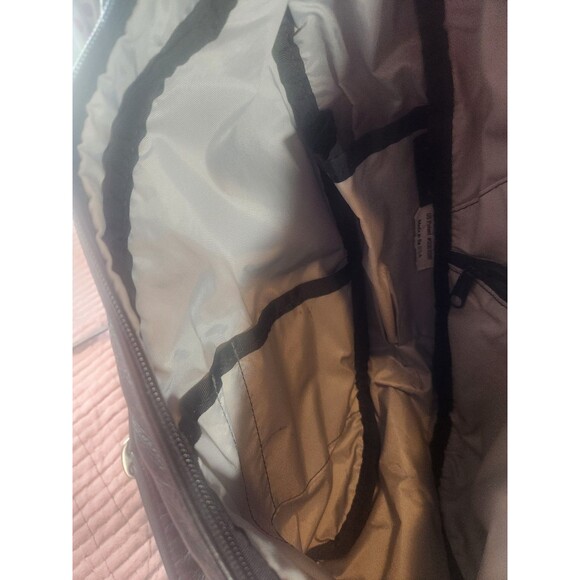 Ameribag Healthy Back Bag Black Leather Classic Sling Shoulder Backpack - Picture 8 of 15